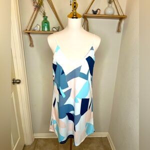 Brand New Geo Pattern Party Dress Size L